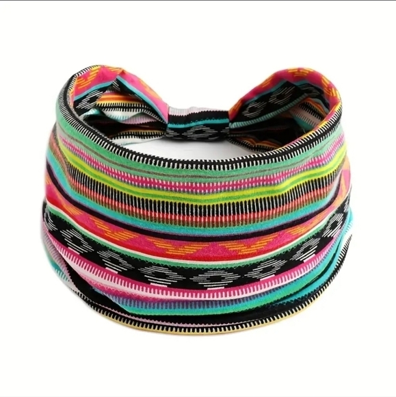 Accessories - Beautiful Boho Style Multicolors Wide Brim Knoted Headband